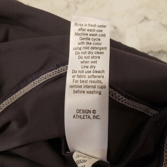 Athleta Tank Top Asphalt Energy Tank Size XXS EUC - Picture 9 of 10